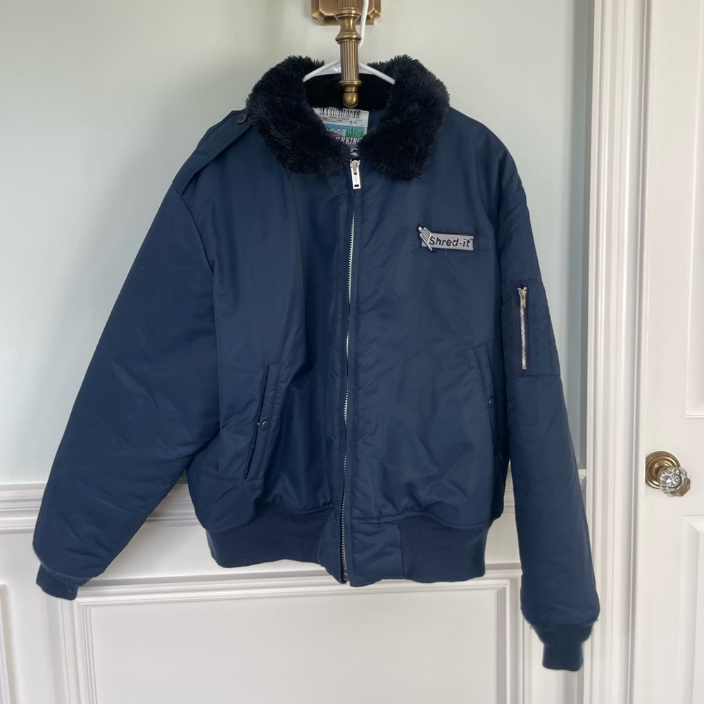 Shred it vintage puffer coat